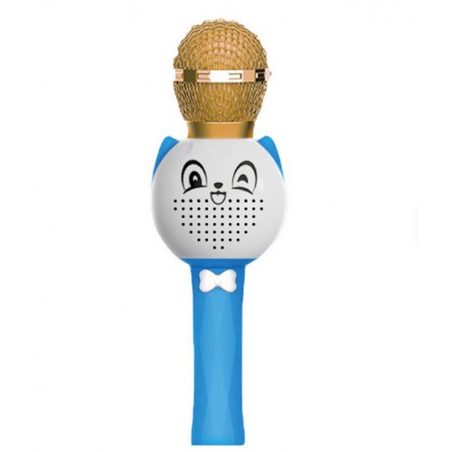 Mikrofon Karaoke Kotek – Zestaw Karaoke z 100 Piosenkami i Podkładami Muzycznymi